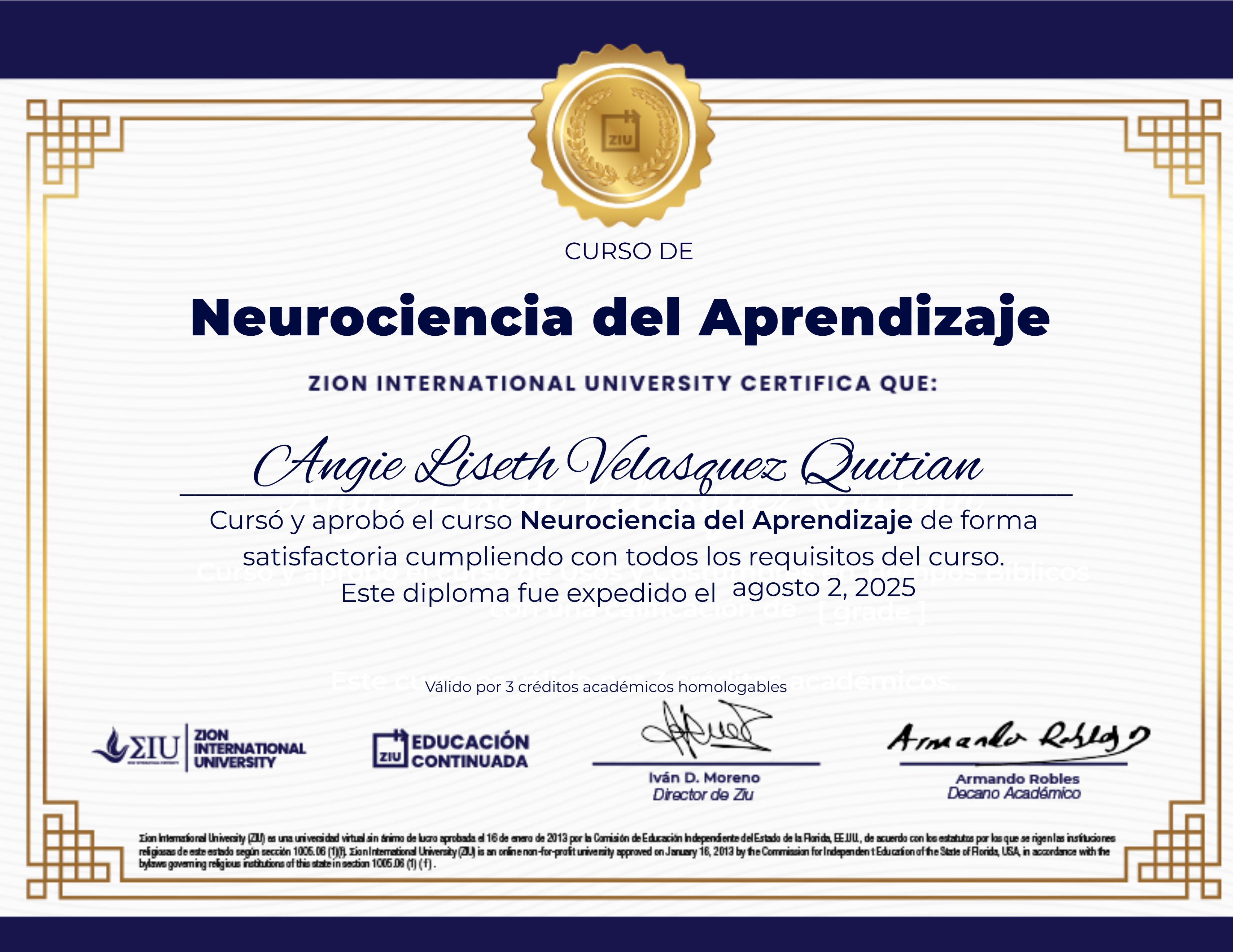 Neurociencia del Aprendizaje